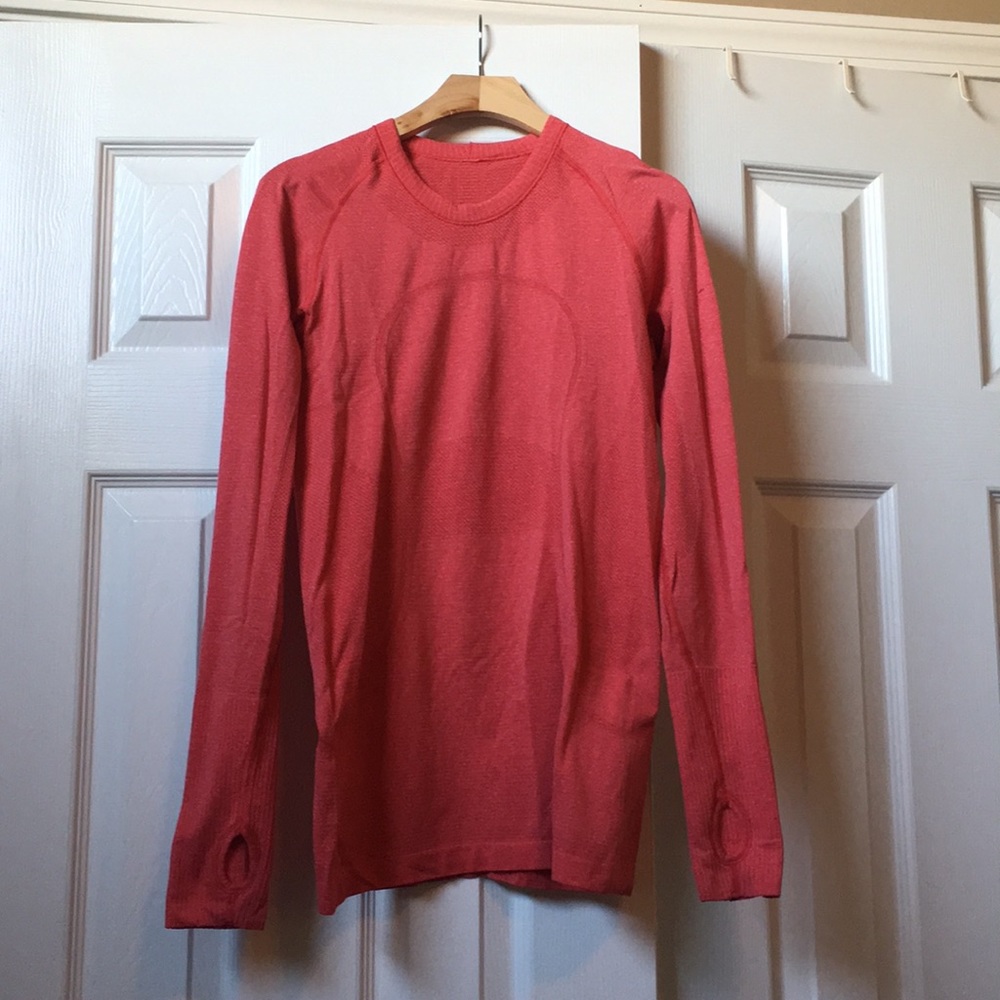Red Lululemon Swiftly Long-sleeve Size 6